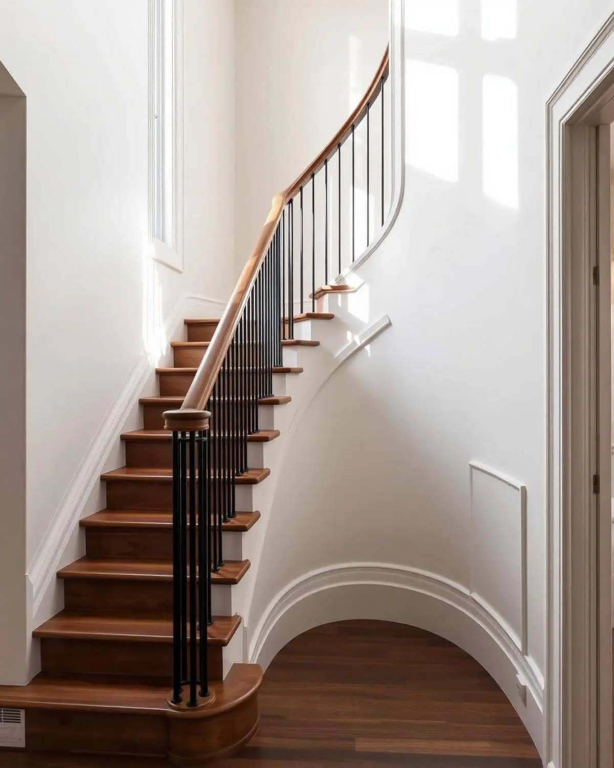 Réalisation d'une peinture pour un escalier